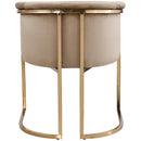 Meridian Tierra Beige Velvet Dining Chair IMAGE 3