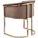 Meridian Tierra Brown Velvet Dining Chair IMAGE 7