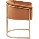 Meridian Tierra Cognac Velvet Dining Chair IMAGE 6