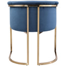 Meridian Tierra Navy Velvet Dining Chair IMAGE 3