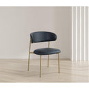 Meridian Lupita Black Vegan Leather Dining Chair IMAGE 2