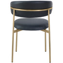 Meridian Lupita Black Vegan Leather Dining Chair IMAGE 3