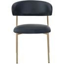Meridian Lupita Black Vegan Leather Dining Chair IMAGE 4