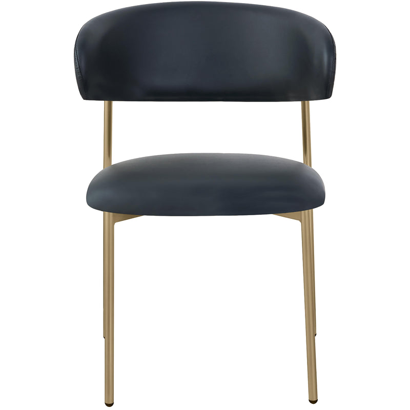Meridian Lupita Black Vegan Leather Dining Chair IMAGE 4