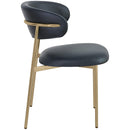 Meridian Lupita Black Vegan Leather Dining Chair IMAGE 5