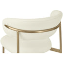 Meridian Lupita Cream Vegan Leather Dining Chair IMAGE 7