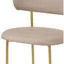 Meridian Lupita Taupe Vegan Leather Dining Chair IMAGE 7