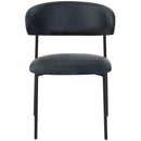 Meridian Lupita Black Vegan Leather Dining Chair IMAGE 4