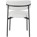 Meridian Lupita White Vegan Leather Dining Chair IMAGE 3