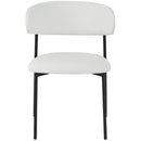 Meridian Lupita White Vegan Leather Dining Chair IMAGE 5