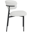 Meridian Lupita White Vegan Leather Dining Chair IMAGE 6