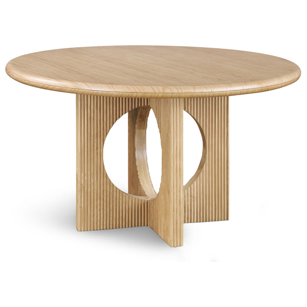 Meridian Rivas Natural Oak Dining Table IMAGE 1
