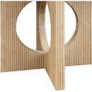 Meridian Rivas Natural Oak Dining Table IMAGE 4