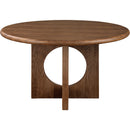 Meridian Rivas Walnut Dining Table IMAGE 3