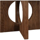 Meridian Rivas Walnut Dining Table IMAGE 4