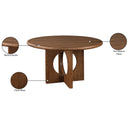 Meridian Rivas Walnut Dining Table IMAGE 7