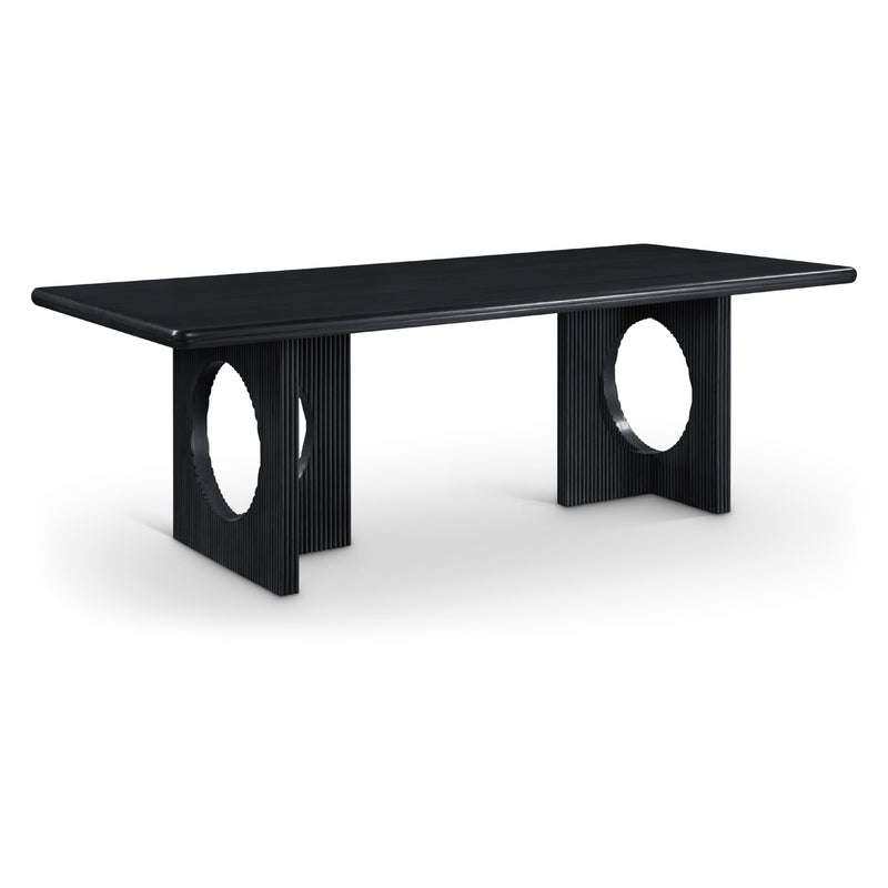 Meridian Rivas Black Dining Table IMAGE 1