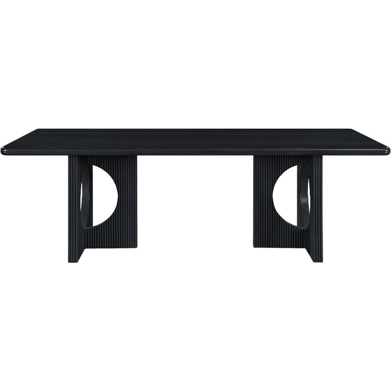 Meridian Rivas Black Dining Table IMAGE 3