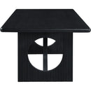 Meridian Rivas Black Dining Table IMAGE 4