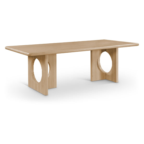 Meridian Rivas Natural Oak Dining Table IMAGE 1