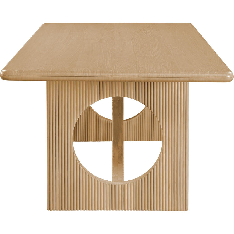 Meridian Rivas Natural Oak Dining Table IMAGE 4