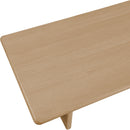 Meridian Rivas Natural Oak Dining Table IMAGE 6