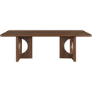 Meridian Rivas Walnut Dining Table IMAGE 3