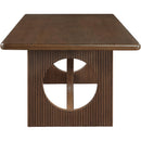 Meridian Rivas Walnut Dining Table IMAGE 4