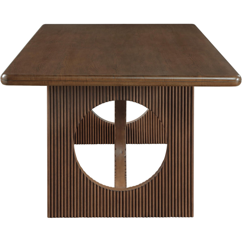 Meridian Rivas Walnut Dining Table IMAGE 4