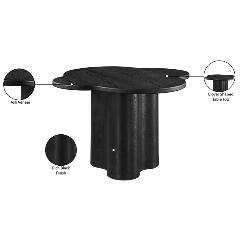 Meridian Mesa Black Dining Table IMAGE 7