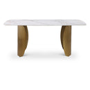 Meridian Niya White Dining Table IMAGE 1