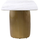 Meridian Niya White Dining Table IMAGE 3