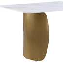 Meridian Niya White Dining Table IMAGE 5