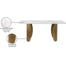 Meridian Niya White Dining Table IMAGE 8