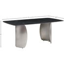 Meridian Niya Black Dining Table IMAGE 8