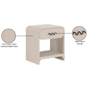 Meridian Medley Cream Night Stand / Side Table IMAGE 10