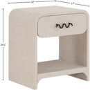 Meridian Medley Cream Night Stand / Side Table IMAGE 11
