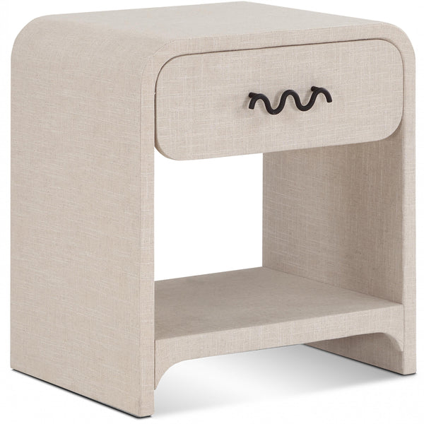 Meridian Medley Cream Night Stand / Side Table IMAGE 1