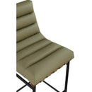 Meridian Burke Green Vegan Leather Counter Stool IMAGE 8