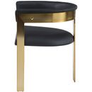 Meridian Romeo Black Vegan Leather Dining Chair IMAGE 5