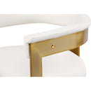 Meridian Romeo Cream Vegan Leather Dining Chair IMAGE 7