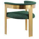 Meridian Romeo Green Boucle Fabric Dining Chair IMAGE 6