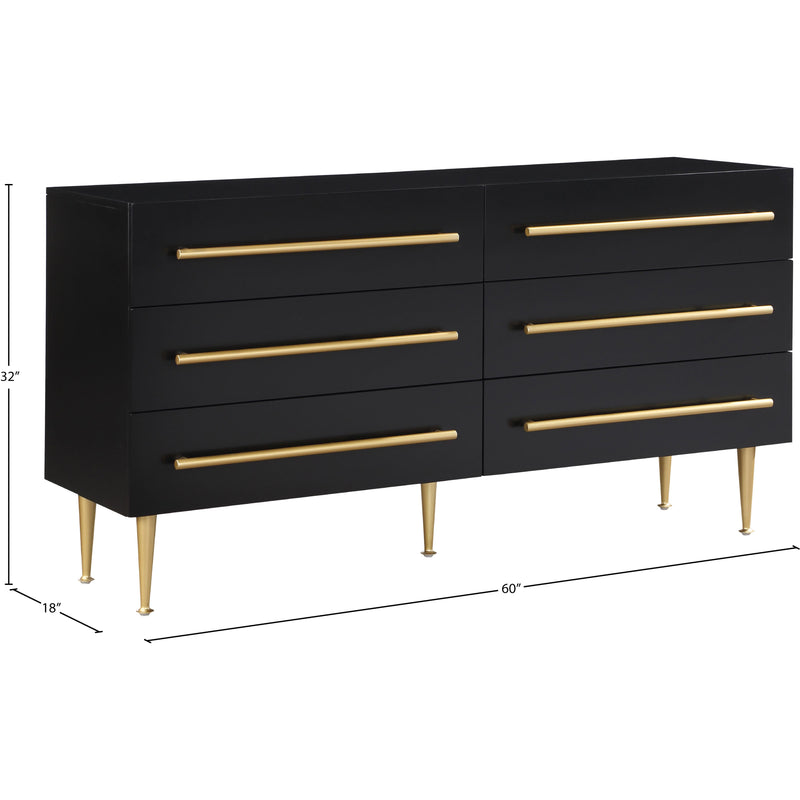 Meridian Marisol Black Dresser IMAGE 12
