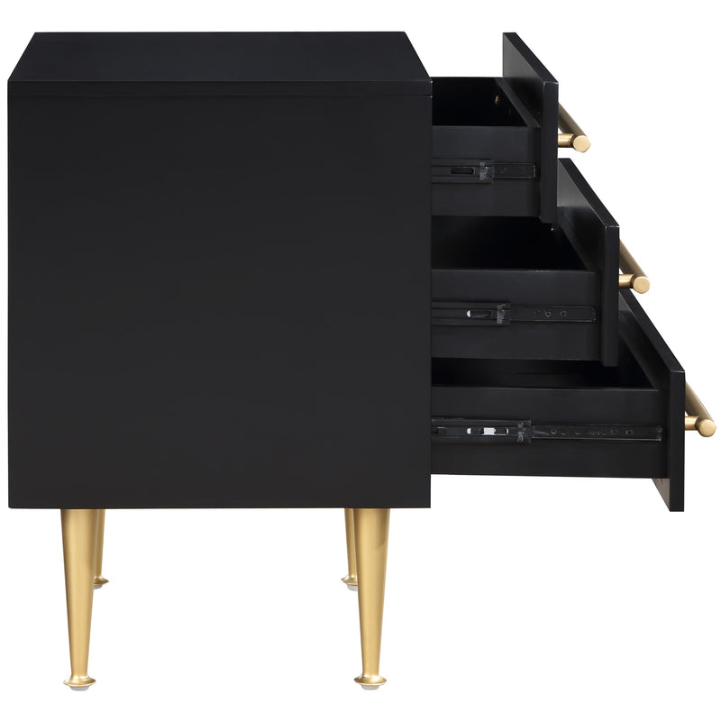 Meridian Marisol Black Night Stand IMAGE 4