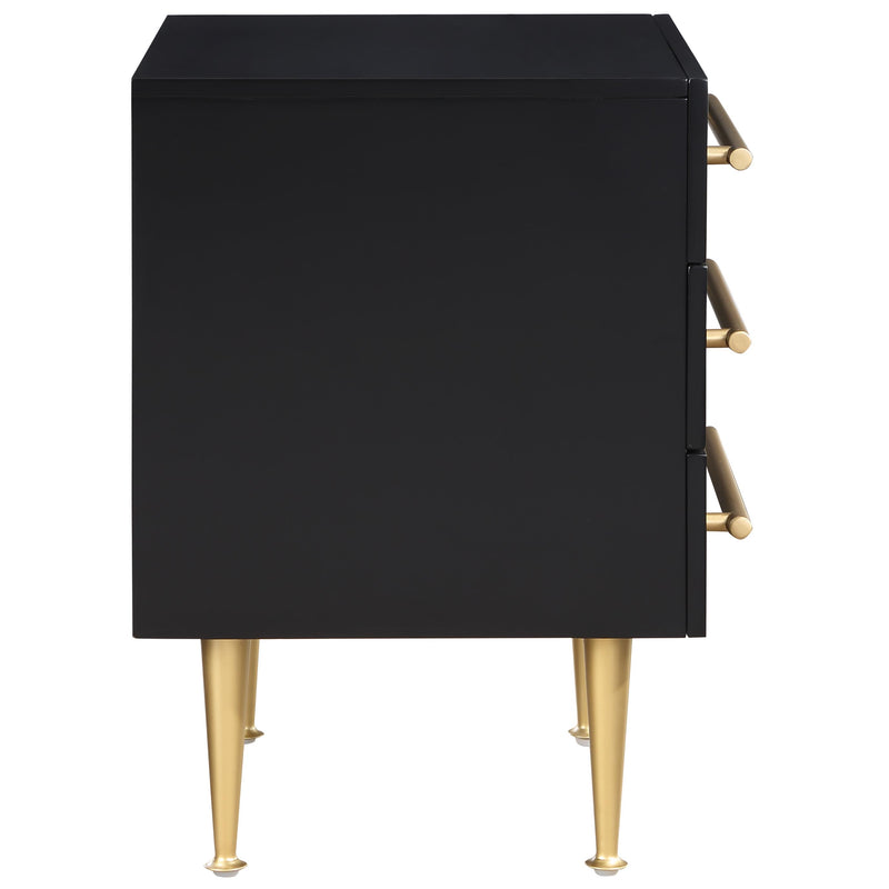 Meridian Marisol Black Night Stand IMAGE 5