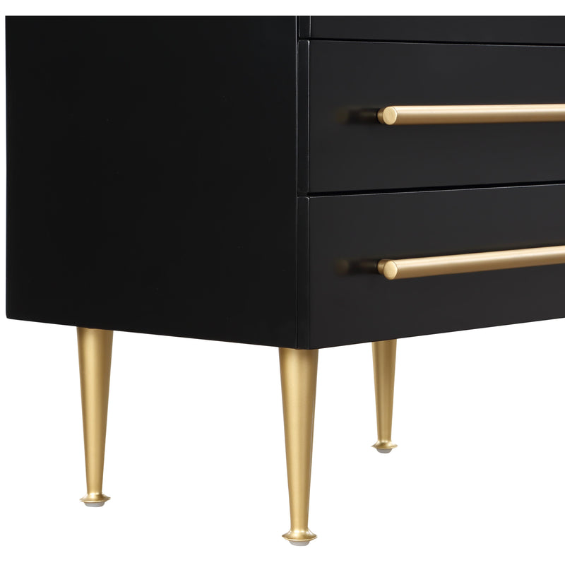 Meridian Marisol Black Night Stand IMAGE 8