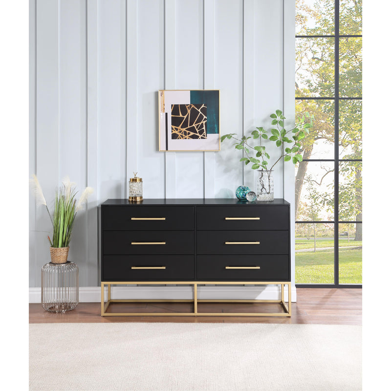 Meridian Maxine Black Dresser IMAGE 2