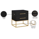 Meridian Maxine Black Night Stand IMAGE 11