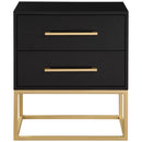 Meridian Maxine Black Night Stand IMAGE 3