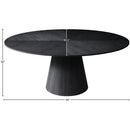 Meridian Gavin Black Dining Table IMAGE 8